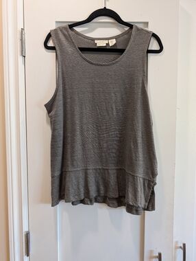 Christian Siriano Linen Top,XL